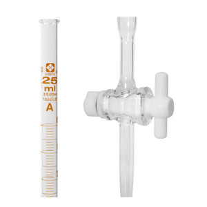 Glass Buret with PTFE Stopcock from Vee Gee Scientific