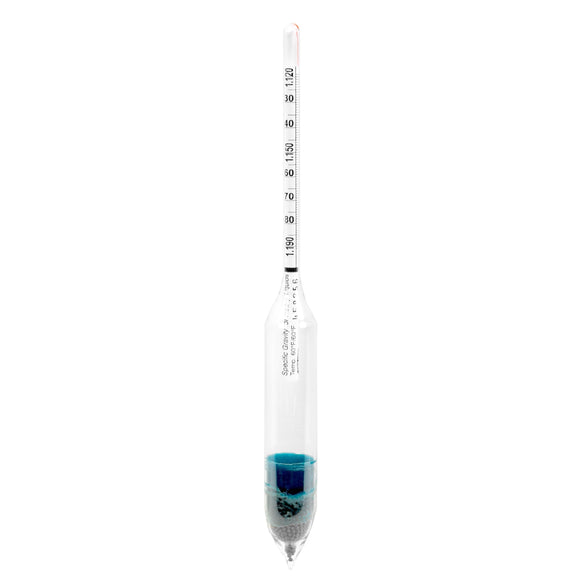 Short Form Specific Gravity Hydrometer