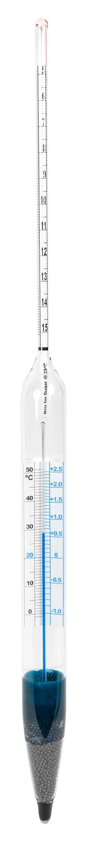 Brix Hydrometers with Thermometer (°C) from VEE GEE Scientific