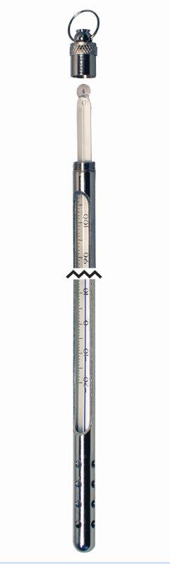 Immersion Glass Thermometers with Armor from VEE GEE Scientific
