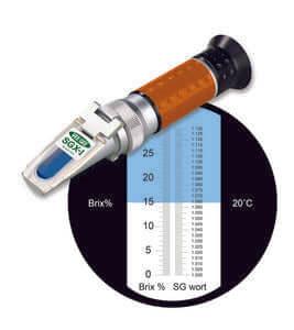 Brix/Specific Gravity Refractometer from VEE GEE Scientific