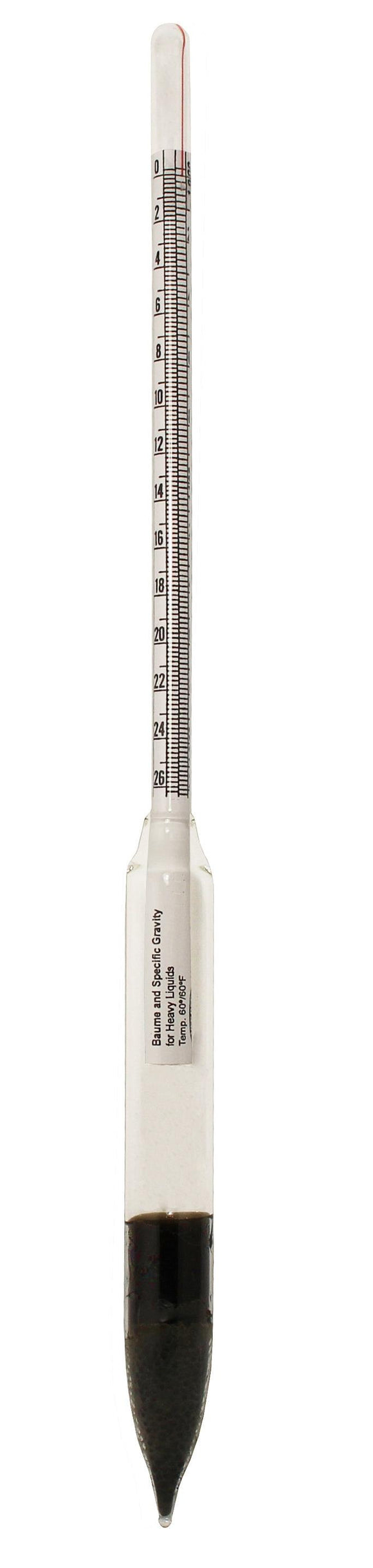 Specific Gravity / Baume Dual Scale Hydrometers from VEE GEE Scientific