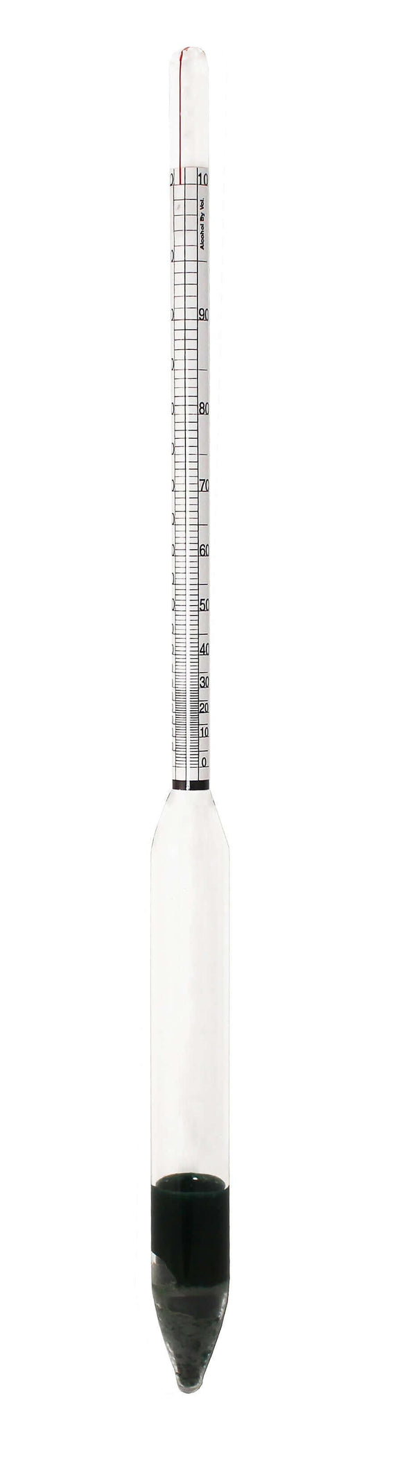 Alcohol Hydrometers with Tralle and Proof Scales from VEE GEE Scientific